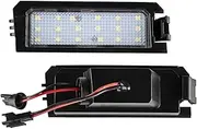 DEMULAX 2Pcs LED Number License Plate Light, for Kia Rio 4 Niro Cadenza K5 K7, for Hyundai i30 PD, for Elantra GT, for Sonata Veloster Tucson NX4 Venue Car Number Plate Light