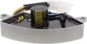 GAROZATION Voltage Regulator Rectifier for Generator Half Moon 2kw Gasoline Power Aluminum Shell Stable Power Supply