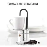 Spout Moka Aluminum Cup 50Ml Italian Coffee Maker Lightweight Travel Coffee New