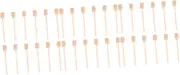 3sets Wood Honey Dipper Sticks Mixing and Stirring Rods for Honey Syrups and Jams Ergonomic Reusable Kitchen Utensils for Breakfast and Tea 12pcs*3