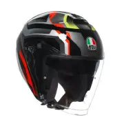 Irides Zurigo Black Red Yellow Jet Helmet