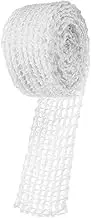 Kichvoe Meat Netting Roll, 5m Elastic Ham Twine Net Roll, Meat Poultry Butcher Twine Net Roll Wrapping Net for Meat Cooking Packaging