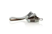 Doog Neoprene Dog Lead - Benji - Aqua & Blue Chevron