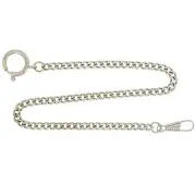 Pocket Watch Chain Fob Curb Design 14" PC3-W