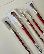 Royal and Langnickel SableTek Artist Oil Painting Brushes, Set of 5 - NEW!