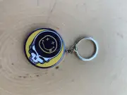80's Post Punk Retro Rock Band Pinback Button Keychain Pin Nirvana