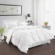 200GSM White Duck Down Feather Summer Weight Quilt/Duvet/Blanket (Double)