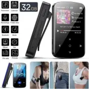 MP3 Player 32GB HiFi Lossless Sound Bluetooth Clip Music Voice Recorder FM Radio