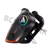 Motorcycle Helmet Bluetooth Headset Intercom Hands-free Waterproof Denoise 1000m