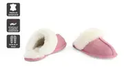 UGG Outback Unisex Premium Sheepskin Slipper (Pink, Size 8M/9W US)