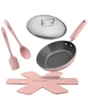 MasterPan Ceramic Clay Nonstick 3pc Cookware Set