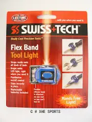 SWISS+TECH Lightweight Flex Band Tool Light LED Flashlight ST33370 Aussie Ship