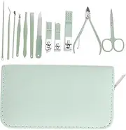 Happyyami 1Set Portable Manicure Set Multi Function Pedicure Kit Matcha Durable Nail Clippers for Easy Fingernail Toenail Care Complete Grooming Tools