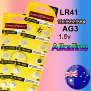 20 x LR41 Battery QueenOf7 1.5V Alkaline AG3 Blister Button Cell Batteries