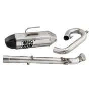 Big Gun EXO Dual Slip-On Exhaust w/ Black Tip For Polaris RZR XP 2017-21
