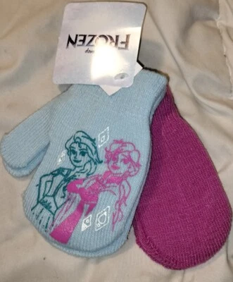 Frozen Elsa and Anna Little Girls Mittens or Gloves ,Age 2-7
