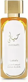 [Lattafa] Hayaati Gold Elixir Eau De Parfum Spray for Unisex, 3.4 Ounce