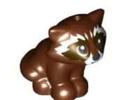 NEW LEGO Mini Racoon Marvel Superheroes Minifigure Animal 77110pb02 Guardians