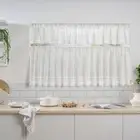 NEW Brampton House Mila Sheer Café Curtains By Spotlight