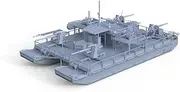 LFC200577S 1/200 Military Model Kit German Navy SF40 Siebel Air Defense Ferry Full Hull