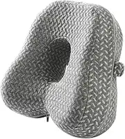 Knee Pillow for Side Sleepers Butterfly-Shaped Hollow Leg Pillow for Relieve Pressure Pain Pregnancy Support Pillow Grey