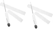Alipis 2pcs Manual Milk Hydrometer Lactate Measurement Tool Accurate Whey Scale