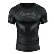 8 Weapons Rashguard SS Shift Black-Matt