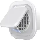 Dryer Vent Cover outside 4 Inch, Magnetic Door Design, Durable Airflow Vent with