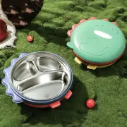 Compartmentalized Dinosaur Lunch Box Cartoon Children's Cutlery Home