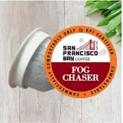 San Francisco Bay Compostable Coffee Pods Fog Chaser 80 Ct K Cup