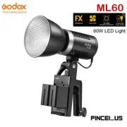 Godox ML60 60W Portable LED Light Photography Lighting Silent Mode Dimmable