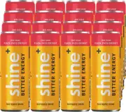 Shine Healthy Energy Drink Peach Passionfruit - Sugar Free Mental Focus Nootr...
