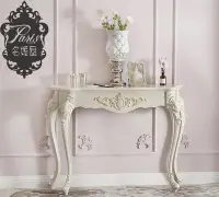 在飛比找Yahoo!奇摩拍賣優惠-法式歐式浪漫古典 玄關桌 置物桌 擺飾 梳妝台 化妝台