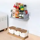 Plastic Swan Shelf Self-Adhesive Bathroom Storage Rack Floating Shelf Kitchen