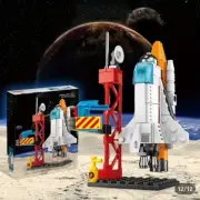 Space Shuttle 8858 Building Block Puzzle Brand Compatible 6+ COLLECT ALL 7!