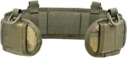 [Generic] Battle Belt - Quick-Release Combat Belt | Battle Belts Multi-Purpose Padded Belt | Padded Belt Tool Work Belt | Outdoor Heavy Duty Quick-Release Combat Belt | War Belt Battle Belts For Outdoor Sports