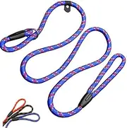 BEANPRECOY Slip Lead Dog Leash Extremely Durable Dog Rope Leash Premium Quality Training Slip Lead Heavy Duty Rope Leash No Pull Training Durability Nylon Rope for Large Medium Small Dogs