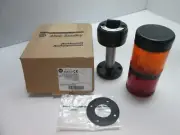 New In Box Allen Bradley 855TP-B24Y4Y5 Tower Light Stack, Colors: Red and Amber