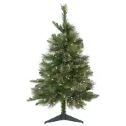 Northlight 3' Kingston Cashmere Pine Full Artificial Christmas Tree Clear Lights