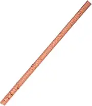 Copper Metric Thread Stud Bolt Full Threaded Rods Round Rod Lathe Bar Stock for DIY Craft Industry