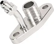 Harpra FIT for CT9 CT12 CT20 CT26 Car Turbo Oil Feed Drain Flange, 4AN Oil Feed Fitting 10AN Return Drain Flange Kit Turbo Oil Return Feed Drain Fitting Gasket Set
