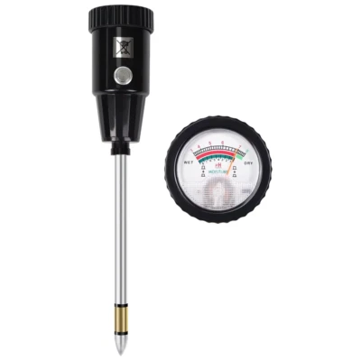 2 in 1 Soil Moisture PH Meter Acidity Humidity Tester Metal Sensor Probe No Batt
