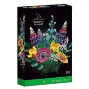Wildflower Bouquet Set Artificial Flowers Building Blocks Mother's Day Birthday Gift