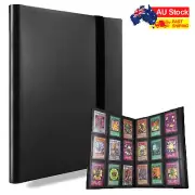360 Cards 9 Pocket Card Bag Binder Zip Trading Card Album Collectors Folder Case