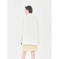 在飛比找ETMall東森購物網優惠-edition小香風粗花紗廓形外套女2023春新款深V領夾克