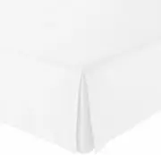 AmazonBasics Pleated Bed Skirt - Twin, Bright White