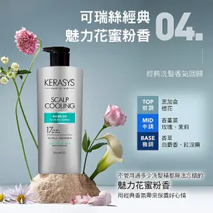 Kerasys可瑞絲 胺基酸去屑潤髮乳-舒敏止癢600ml【小三美日】DS007893