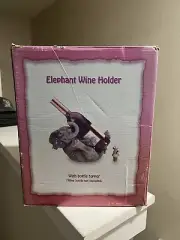 Elephant Wine Bottle Holder New in Box