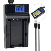 LCD Battery Charger for Pentax DB100 K100D Super Digital SLR K110D Digital SLR