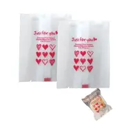 Candy Wrappers For Caramels, 10*13.5 200 Pcs Cellophane Wrapper For Nougat Caramel, Non Stick Pre Cut Clear Wrapping Packaging
